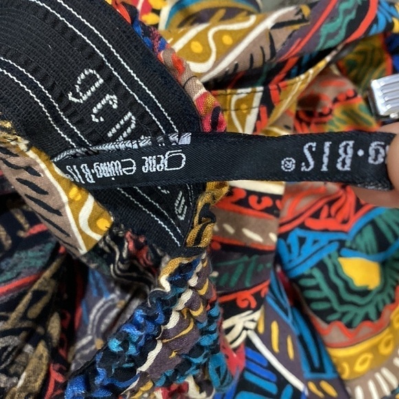 VINTAGE Gene Ewing Bis Boho Western Maxi Skirt - Picture 12 of 12